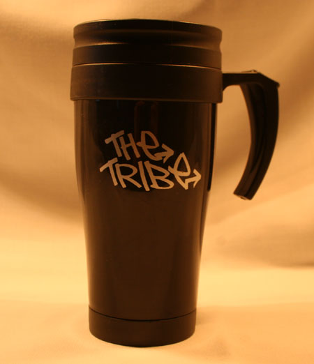 Tribe Thermal Travel Mug Front