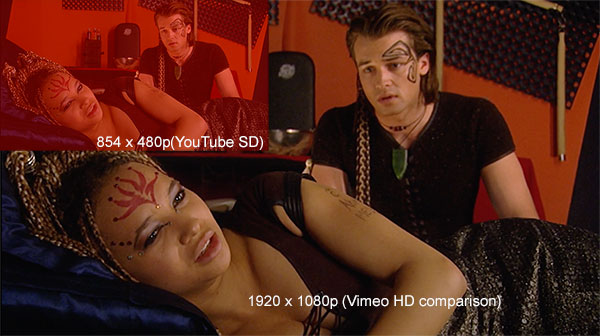 Vimeo size comparison